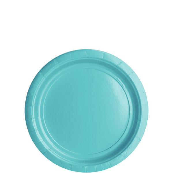 20 assiettes à dessert carton bleu aqua pastel 20 assiettes à dessert carton bleu aqua pastel