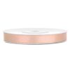 Ruban satin 6mm pastel pêche rosé 25M