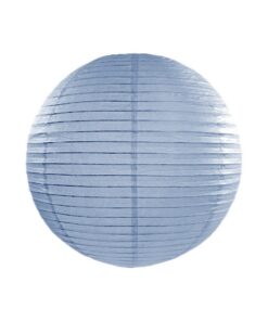 1 lampion boule japonaise bleu ciel 35 cm misty blue