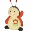 Figurine Coccinelle fleur sujet baptême H9cm
