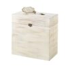L'urne de mariage boîte en bois clé vintage