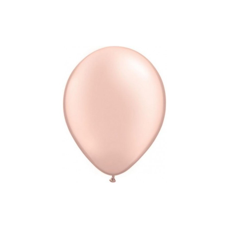 5 ballons latex pêche "pearl" pastel 5 ballons latex pêche "pearl" pastel