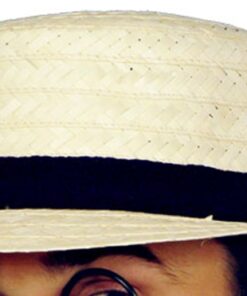 Chapeau de paille canotier