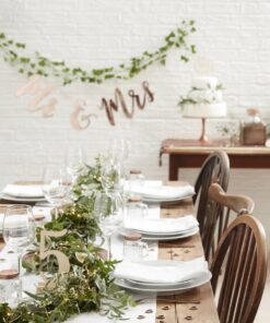 Lot de 4 Mini mason jar couvercle cuivré rose gold
