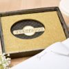Livre d'or mariage doré paillettes gold glitter OR