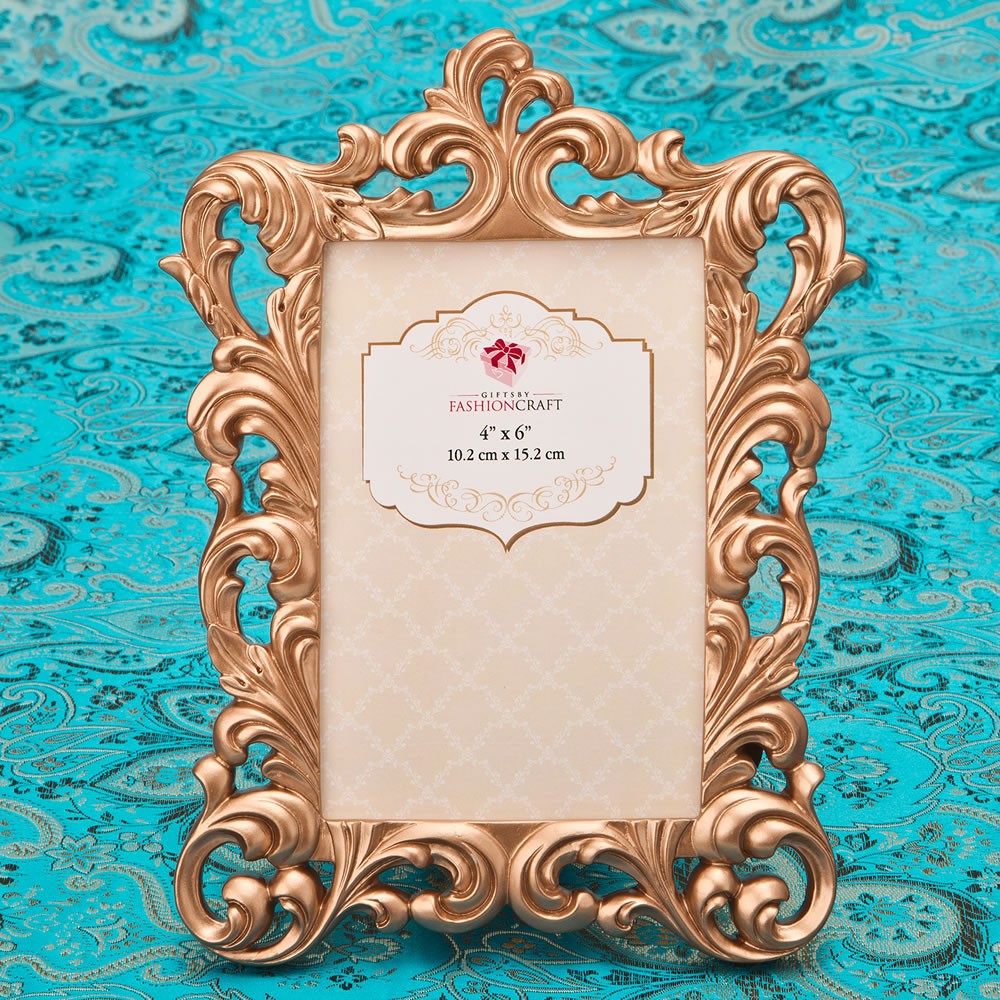 Cadre baroque doré cuivré marque table mariage Cadre baroque doré cuivré marque table mariage