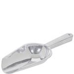 Grande pelle à bonbons plastique argent 22cm