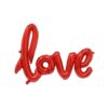 Grand ballon phrase LOVE rouge