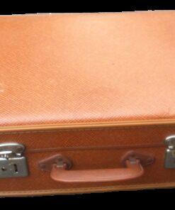 Location petite valise vintage "cuir" deco mariage
