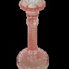 Location petit vase vintage et 2 bougeoirs vieux rose