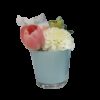 Location petit photophore bougeoir vase bleu tiffany
