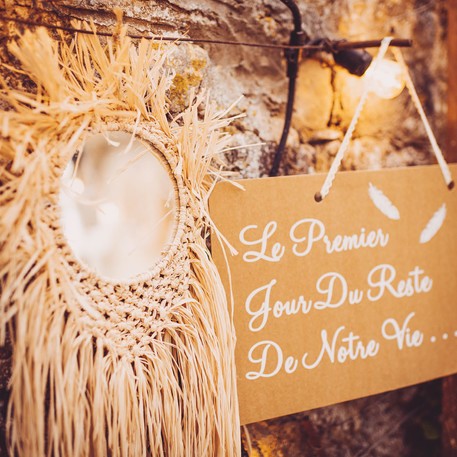 La pancarte mariage boho kraft "le premier jour" La pancarte mariage boho kraft "le premier jour"