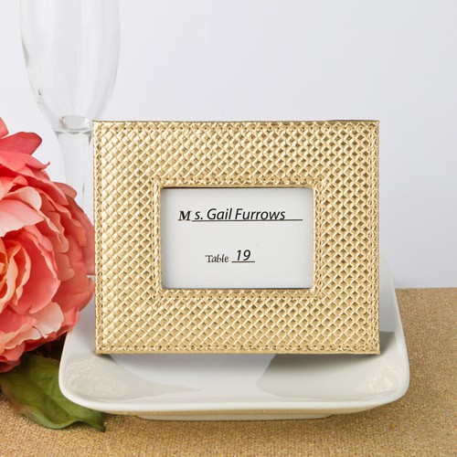 Petit cadre doré marque table mariage Petit cadre doré marque table mariage