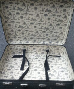 Location valise ancienne grise mariage Paris