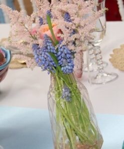 Location 4 vase rose thème géométrique