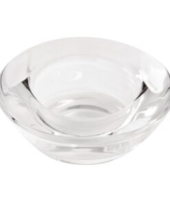 Location photophore rond en verre épais