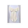 Noeud de chaise ivoire satin en location