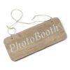 Panneau "Photobooth" en bois décoration