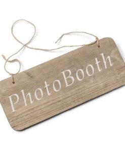 Panneau "Photobooth" en bois décoration