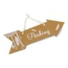 La flèche "Parking" mariage boho kraft dreamcatcher