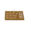 La pancarte mariage boho kraft "le premier jour"