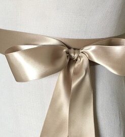 Ruban doré clair 19mm en satin 20M
