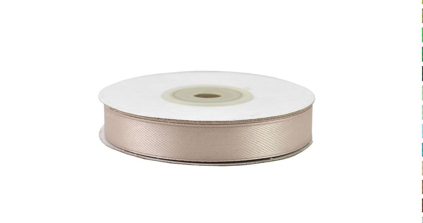 Ruban doré clair 19mm en satin 20M Ruban doré clair 19mm en satin 20M
