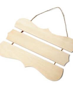 Pancarte suspendue bois à personnaliser mariage DIY