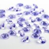 100 diamant de table mauve lilas 12mm