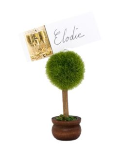 Porte nom arbre boule marque place mariage
