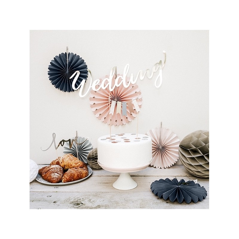 5 élégantes rosaces rose blush et gris 5 élégantes rosaces rose blush et gris
