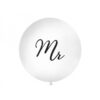 Le ballon géant rond mariage "Mr" 40cm