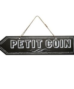 La Flèche Pancarte "Petit coin" toilette salle mariage