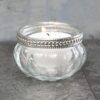 Location Bougeoir photophore tealight vintage bord argent