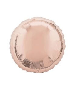 Ballon rose gold cuivré rond 45 cm