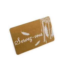 Servez-Vous Pancarte boho kraft buffet candy bar