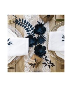 Dentelle blanche décoration table mariage 9M