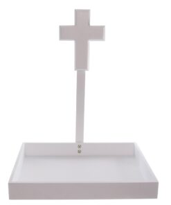 Support présentoir dragées communion croix