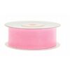 Ruban Organdi 25 mm Rose 25 mètres