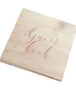 Livre d'or en bois 