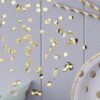 confettis rond dorés en papier métallisé