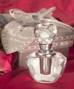 Cadeau invité diffuseur vaporisateur parfum coeur cristal