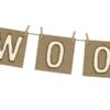 Banderole décorative "WOODLAND" 115cm