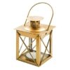 Location petite lanterne cage bougeoir OR mat