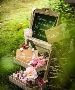 Servez-Vous Pancarte boho kraft buffet candy bar