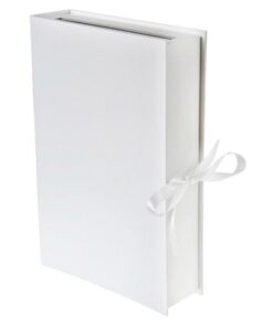 Urne blanche tirelire livre mariage communion