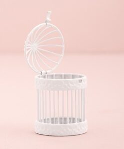 Porte alliances mini cage à oiseaux