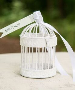 Porte alliances mini cage à oiseaux