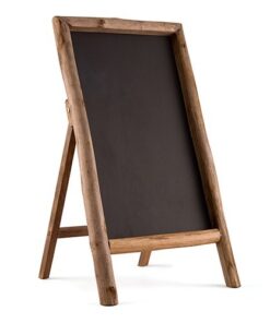 Location tableau ardoise chevalet en bois nature