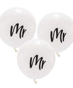 Un ballon mariage rond "Mr" le marié 40cm